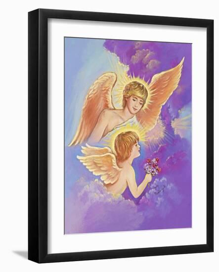 Two Angels-Judy Mastrangelo-Framed Giclee Print