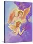 Two Angels-Judy Mastrangelo-Stretched Canvas