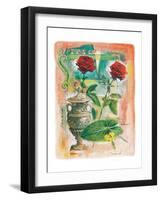 Two Antique Roses-Joadoor-Framed Art Print