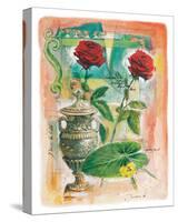 Two Antique Roses-Joadoor-Stretched Canvas