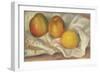 Two Apples and a Lemon (Deux Pommes et un Citron)-Pierre-Auguste Renoir-Framed Giclee Print