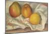 Two Apples and a Lemon (Deux Pommes et un Citron)-Pierre-Auguste Renoir-Mounted Giclee Print