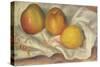 Two Apples and a Lemon (Deux Pommes et un Citron)-Pierre-Auguste Renoir-Stretched Canvas