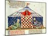 Two Arabs Playing Chess in a Tent, from the "Book of Games, Chess, Dice and Boards", 1282-null-Mounted Giclee Print