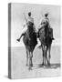 Two Arabs Riding Camels in the Sahara Desert, Africa, 1936-null-Stretched Canvas