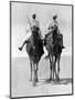 Two Arabs Riding Camels in the Sahara Desert, Africa, 1936-null-Mounted Giclee Print