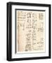 Two architectural drawings, c1472-c1519 (1883)-Leonardo Da Vinci-Framed Giclee Print