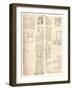 Two architectural drawings, c1472-c1519 (1883)-Leonardo Da Vinci-Framed Giclee Print