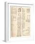 Two architectural drawings, c1472-c1519 (1883)-Leonardo Da Vinci-Framed Giclee Print