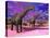 Two Argentinosaurus Dinosaurs in a Prehistoric Landscape-null-Stretched Canvas