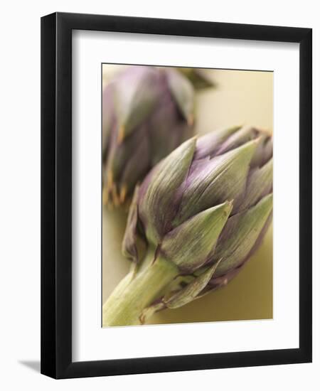 Two Artichokes-Eising Studio - Food Photo and Video-Framed Photographic Print