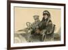 Two Austrian Motorists-null-Framed Premium Giclee Print