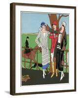 Two Autumn Outfits-null-Framed Art Print