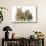 Two Baby Lionhead-Cross Rabbits with Easter Eggs-Mark Taylor-Stretched Canvas displayed on a wall