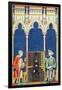 Two Backgammon Players, from the "Book of Games, Chess, Dice and Boards", 1282-null-Framed Giclee Print