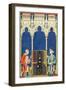 Two Backgammon Players, from the "Book of Games, Chess, Dice and Boards", 1282-null-Framed Giclee Print