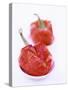 Two Baked Peppers in Small Dishes-Stefan Braun-Stretched Canvas