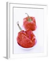 Two Baked Peppers in Small Dishes-Stefan Braun-Framed Photographic Print