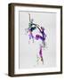 Two Ballerinas Dance Watercolor-Irina March-Framed Art Print