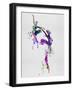 Two Ballerinas Dance Watercolor-Irina March-Framed Art Print