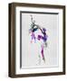 Two Ballerinas Dance Watercolor-Irina March-Framed Art Print