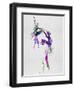 Two Ballerinas Dance Watercolor-Irina March-Framed Art Print