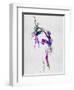 Two Ballerinas Dance Watercolor-Irina March-Framed Art Print