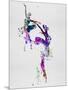 Two Ballerinas Dance Watercolor-Irina March-Mounted Art Print