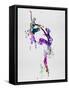 Two Ballerinas Dance Watercolor-Irina March-Framed Stretched Canvas