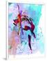 Two Ballerinas Watercolor 1-Irina March-Framed Art Print