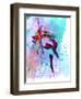 Two Ballerinas Watercolor 1-Irina March-Framed Art Print