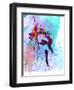 Two Ballerinas Watercolor 1-Irina March-Framed Art Print