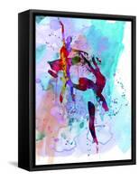 Two Ballerinas Watercolor 1-Irina March-Framed Stretched Canvas