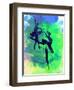 Two Ballerinas Watercolor 2-Irina March-Framed Art Print