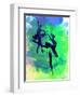 Two Ballerinas Watercolor 2-Irina March-Framed Art Print