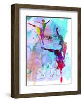 Two Ballerinas Watercolor 4-Irina March-Framed Art Print