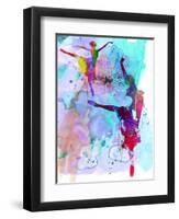 Two Ballerinas Watercolor 4-Irina March-Framed Art Print