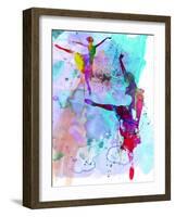 Two Ballerinas Watercolor 4-Irina March-Framed Art Print