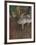 'Two Ballet Dancers on the Stage (Deux Danseuses Sur La Scene)', 1874 (1946)-Edgar Degas-Framed Giclee Print