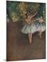 'Two Ballet Dancers on the Stage (Deux Danseuses Sur La Scene)', 1874 (1946)-Edgar Degas-Mounted Giclee Print