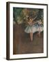 'Two Ballet Dancers on the Stage (Deux Danseuses Sur La Scene)', 1874 (1946)-Edgar Degas-Framed Giclee Print