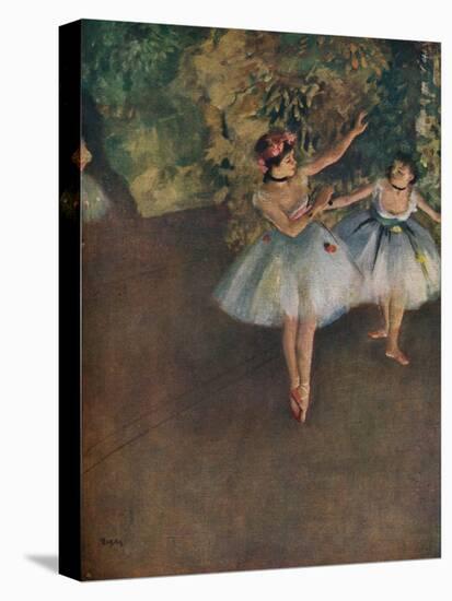 'Two Ballet Dancers on the Stage (Deux Danseuses Sur La Scene)', 1874 (1946)-Edgar Degas-Stretched Canvas