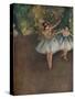 'Two Ballet Dancers on the Stage (Deux Danseuses Sur La Scene)', 1874 (1946)-Edgar Degas-Stretched Canvas