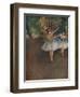 'Two Ballet Dancers on the Stage (Deux Danseuses Sur La Scene)', 1874 (1946)-Edgar Degas-Framed Premium Giclee Print