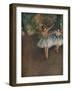 'Two Ballet Dancers on the Stage (Deux Danseuses Sur La Scene)', 1874 (1946)-Edgar Degas-Framed Giclee Print