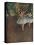 'Two Ballet Dancers on the Stage (Deux Danseuses Sur La Scene)', 1874 (1946)-Edgar Degas-Stretched Canvas