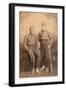 Two Ballplayers-null-Framed Art Print