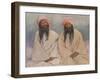 Two Baluchi chiefs - early 20th century-Mortimer Ludington Menpes-Framed Giclee Print