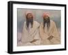 Two Baluchi chiefs - early 20th century-Mortimer Ludington Menpes-Framed Giclee Print