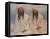 Two Baluchi chiefs - early 20th century-Mortimer Ludington Menpes-Framed Stretched Canvas